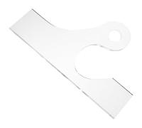 ULTECHNOVO Template Maniglia per Tagliere in Acrilico Trasparente Guida da Taglio Resistente e Precisa per Maniglie Mobili Cucina Stencil Router per Lavorazioni Artigianali