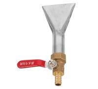 ULTECHNOVO Ugello Spray a Bocca Piatta in Metallo per Macchina per Schiuma, Testa Spruzzatrice Schiumogena per Lavaggio Auto, Accessorio Antiscivolo per Spruzzatore Tubo da Giardino,