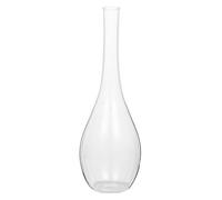 ULTECHNOVO Vaso in Vetro Trasparente per Fiori Secchi e Freschi Design Sottile in Vetro Borosilicato Resistente per Decorazioni Casa e Hotel Centrotavola Moderno