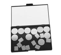 ULTECHNOVO Vassoio Vuoto per Ombretti Magnetico Palette di Trucco con Specchio Integrato Contenitore per Cosmetici Fai da Te Organizzatore per Ombretti Blush e Cipria