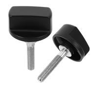 ULTECHNOVO Vite di Fissaggio per Selfie Stick 2 Pezzi, Bullone Filettato Manopola Ergonomica Antiscivolo, Accessori per Bastone Selfie Compatibili per Riparazione e Sostituzione