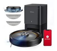 Ultenic T10 Elite Robot Aspirapolvere Lavapavimenti, con Svuotamento Automatico, Navigazione LiDAR, Stazione compatta, 160 Min, 2600 Pa, WiFi/APP/Alexa/Siri/IFTTT
