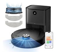 Ultenic T10 Lite Robot Aspirapolvere Lavapavimenti con Mappatura, 180 min Autonomia, 5000 Pa Robot Aspirapolvere con Stazione, Navigazione LiDAR, APP/Siri/Alexa/Google/IFTT Controllo