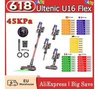 Ultenic U16 Flex aspirapolvere Cordless 45000Pa aspirazione 60min Runtime bacchetta flessibile a 180 °, spazzola antigroviglio luce verde Ultenic U16 Flex