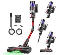 Ultenic U16 Flex Aspirapolvere Senza Fili 550W/45KPA, Scopa Elettrica Senza Fili Potente con Tubo Pieghevole, 60 Min Autonomia, Touchscreen, Pavimenti/Tappeti