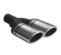 Ulter Sport Cappa di Scarico N2-10-1/50 Ovale Tubo Finale Doppio Spina 50mm