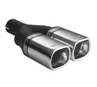 Ulter Sport Cappa di Scarico N2-12-1 Angolare Tubo Finale Doppio Spina 60mm