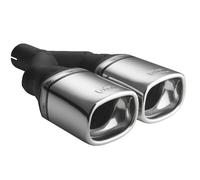 Ulter Sport Cappa di Scarico N2-24 Tubo Finale 2x 100x75mm Doppio Spina 50mm