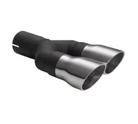 Ulter Sport Cappa di Scarico N2-53 Tubo Finale 2x 60mm Rotondo Doppio Spina 55mm