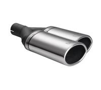 Ulter Sport Cappa di Scarico N2-54P Tubo Finale Destra Ovale Doppio Spina 60mm
