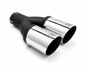 Ulter Sport Copertura Marmitta Doppio Terminale 2x90mm Acciaio Inox 55mm