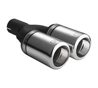 Ulter Sport N2-07-1K Ulter Sport doppio Dia di scarico finiture silicone rotondo 80X160 in acciaio inox