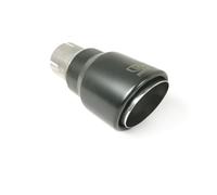 Ulter Sport NBLS1-90RS/55 - Terminale di scarico a doppia parete, rotondo, Ø 90 mm, lunghezza RS, 170 mm, installazione > 55 mm, colore: Nero