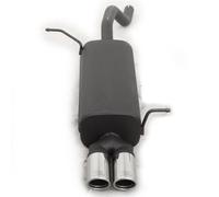 Ulter Sport Termina Silenziatore 2x70mm Rinnovato Ford Fiesta MK7 08 1,25-1,4l