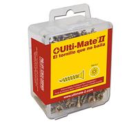 ULTI-MATE II S45040L - Caja grande con tornillos de alto rendimiento para madera acabado BICROMATADO de 4,5 x 40 mm.