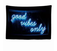 Ulticool - Appeso a Parete Decorazione - Good Vibes Only - 200 x 150 cm Grande Murale Manifesto - Accessori Casa Soggiorno Camera da Letto Soffitto