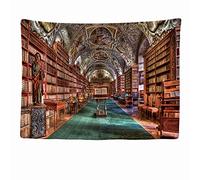 Ulticool - Appeso a Parete Decorazione - Libri Libreria Library - 200 x 150 cm Grande Murale Manifesto - Accessori Casa Soggiorno Camera da Letto Soffitto