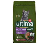 Ultima Cat Adult Sterilised con salmone - 1,5 kg - 1° ORDINE? scegli lo sconto BZR5 / BZR20 + 200 punti fedeltà