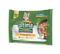 Ultima Cat Expert Nutrition Difficult Appetite Tonno e Pollo Umido gatto - 4 x 70 g