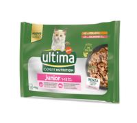 Ultima Cat Expert Nutrition Junior Pollo & Salmone - Set %: 44 x 70 g