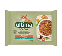 Ultima Cat Nature 4 x 85 g - Salmone e merluzzo