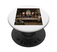 Ultima cena a Napoli. Divertente Parodia Da Vinci Calcio PopSockets PopGrip Adesivo