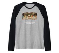 Ultima Cena con Occhiali da Sole di Leonardo Davinci Maglia con Maniche Raglan