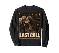 Ultima Chiamata Grim Reaper Selfie di Halloween Vintage inappropriato Felpa