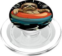 Ultima giornata in piscina di bradipo per gli amanti dell'estate PopSockets PopGrip per MagSafe