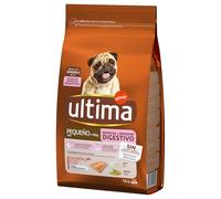 Ultima Mini Digestive Well-Being Salmone Crocchette per cane - 3 kg (2 x 1,5 kg)