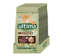 Ultima Nature No Grain Cibo per Gati senza Grano con Tacchino: Confezione da 8 x 1.1 kg - Totale: 8.8 kg