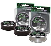ULTIMA Power Link, Gancio in fluorocarbonio Unisex Adulto, Trasparente, 25 pounds