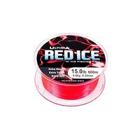 Ultima Red Ice, Linea di Pesca in Mare Unisex-Adult, Rouge, 15