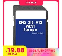 Ultima RNS315 V12 Europa occidentale non per RNS310 2020/2021 Scheda SD di navigazione AZ V12 funzionante al 100%