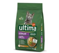 7,5 + 2,5 kg gratis! 10 kg Ultima Cat Sterilized - Pollo & Orzo