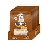 Ultima Taglia Piccola Adult Pollo - Crocchette per cani - Confezione da 8 x 800g - Totale 6,4kg