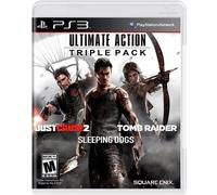 Ultimate Action Triple Pack Just Cause 2 Tomb Raider Sleeping Dogs PS3