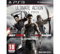 ULTIMATE ACTION PACK PS3 JUST CAUSE 2 + SLEEPING DOGS + TOMB RAIDER CON ITALIANO
