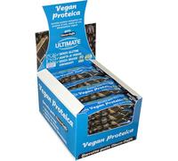 ULTIMATE Barretta Vegan Proteica CIOCCO CAFFE - Box da 24 Barrette, Senza Lattosio - Barretta da 40g con il 27% di Proteine Vegetali, Con Vitamine e Minerali + OMAGGIO