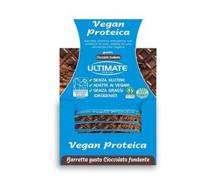 Ultimate Barrette Proteiche Vegan Cioccolato Fondente 24 Pezzi