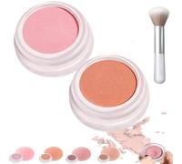 Ultimate Blurring Setting Powder, Ultimate Blurring Setting Powder Pink, Ultimate Blurring Setting Powder Ultra Pink, Super Natural Blurring Powder for Cheeks Contouring and Brightening (2Pcs-A)