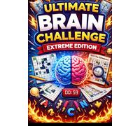 Ultimate Brain Challenge: Extreme Edition: Crossword Puzzles & Spot the Difference Games | Fun Brain Teasers for Kids, Teens & Adults