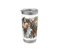 Ultimate Cryptid Squad Creature Mitiche Bicchiere termico in acciaio inox doppia parete