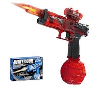 Ultimate Electric Aqua Blaster, 2025 Upgrade Electric Water Gun with 500ml Tank, Auto Rapid Fire, 10m Shooting, for Outdoor Summer Pool Party Games (Red)