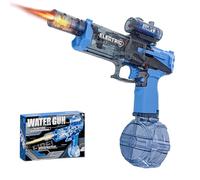 Ultimate Electric Aqua Blaster, 2025 Upgrade Electric Water Gun with 500ml Tank, Auto Rapid Fire, 10m Shooting, for Outdoor Summer Pool Party Games (Blue)
