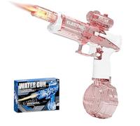 Ultimate Electric Aqua Blaster, 2025 Upgrade Electric Water Gun with 500ml Tank, Auto Rapid Fire, 10m Shooting, for Outdoor Summer Pool Party Games (Pink)