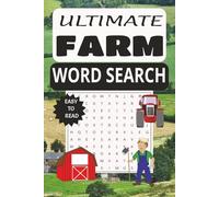 ULTIMATE FARM WORD SEARCH: Fun Word Searches with Easy to Read Print about HUNTING and more | 6x9 inches, 110 pages, over 800 words | 50+ Puzzles | ... Free Times | Anxiety Relief and Relaxation