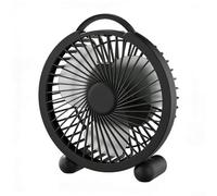 Ultimate Flexibility - Ventola di raffreddamento personale ricaricabile USB da tavolo con 3 velocità, silenziosa e portatile per mini ventilatore da tavolo per casa, ufficio, dormitorio, con maniglia