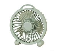 Ultimate Flexibility - Ventola di raffreddamento personale ricaricabile USB da tavolo con 3 velocità, silenziosa e portatile per mini ventilatore da tavolo per casa, ufficio, dormitorio, con maniglia