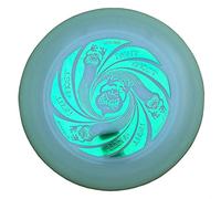 Ultimate Frisbee Discraft Ultra Star GHOST NIGHT GLOW di colore verde metallico - noctilucent